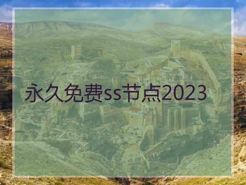 永久免费ss节点2023