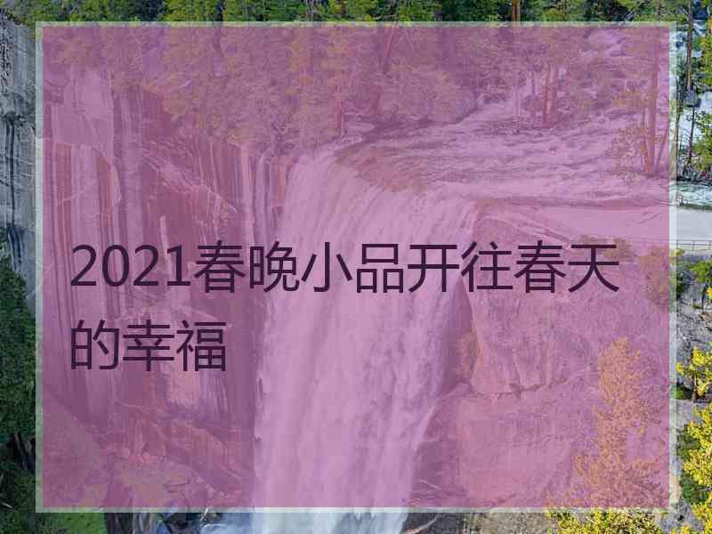 2021春晚小品开往春天的幸福