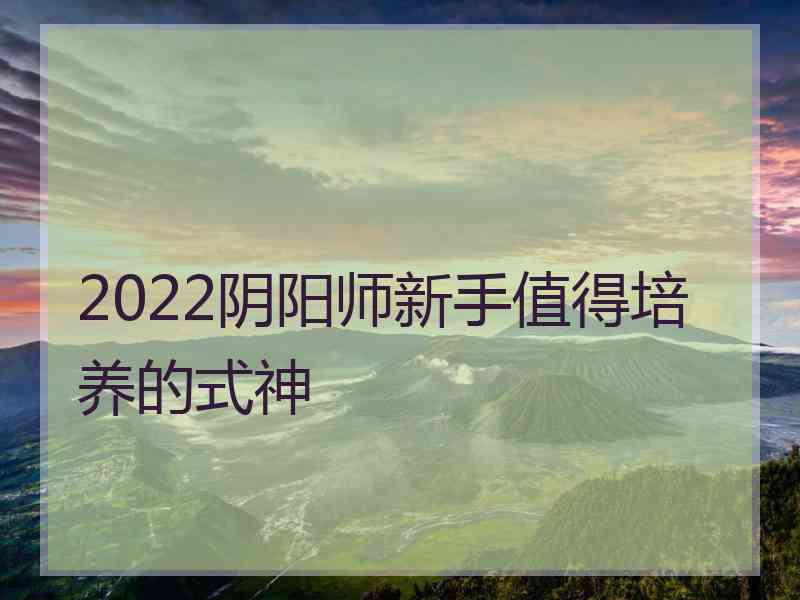 2022阴阳师新手值得培养的式神