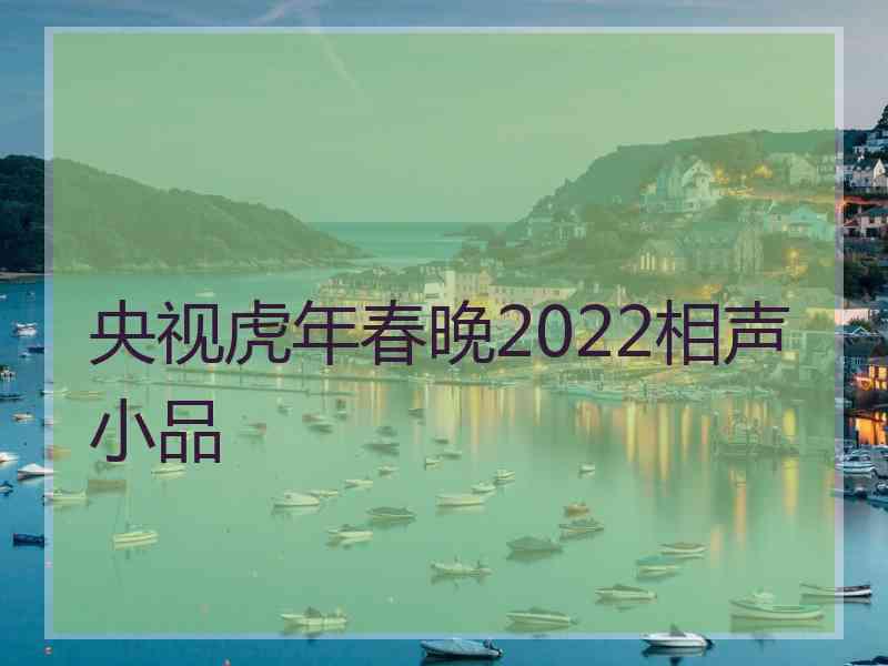 央视虎年春晚2022相声小品