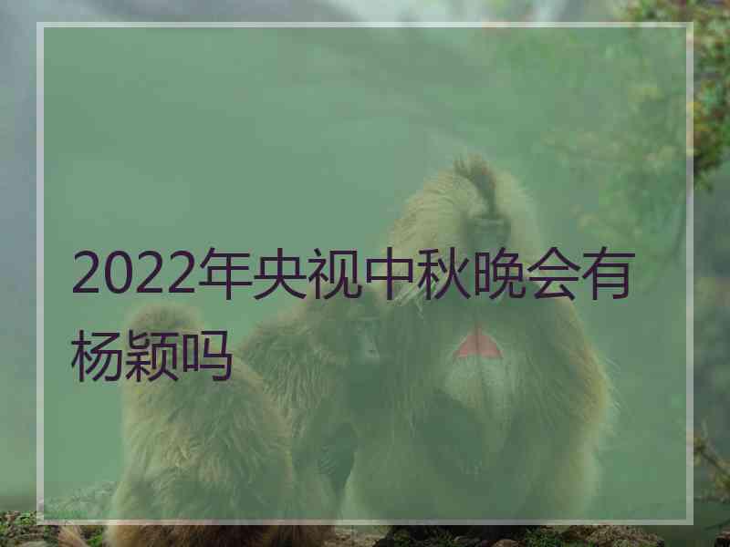 2022年央视中秋晚会有杨颖吗