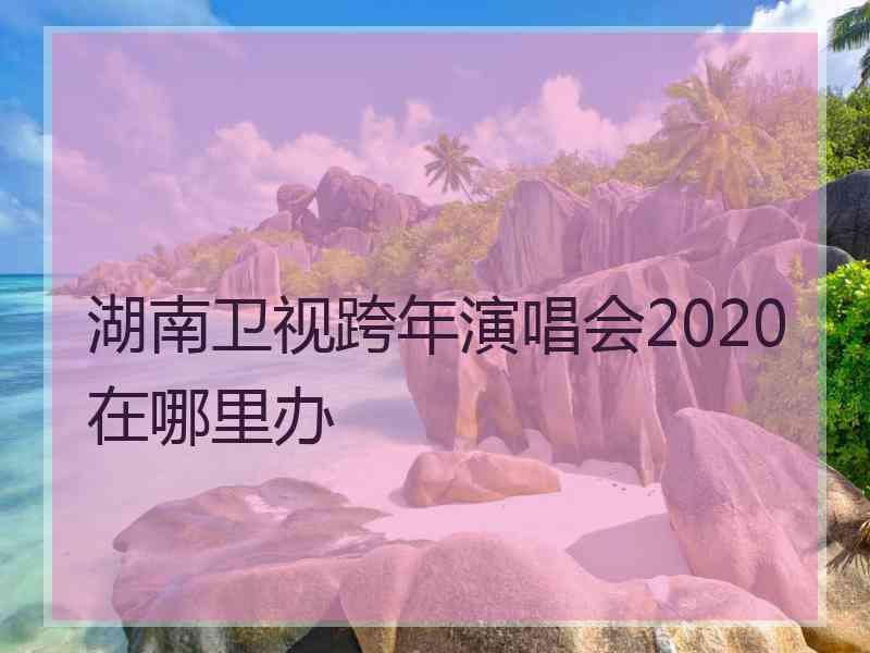 湖南卫视跨年演唱会2020在哪里办