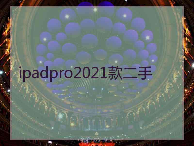 ipadpro2021款二手