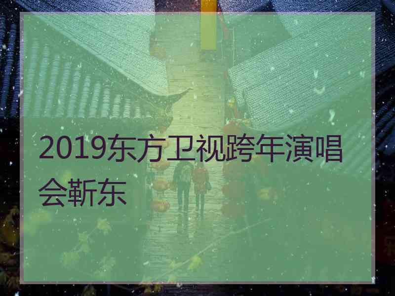 2019东方卫视跨年演唱会靳东