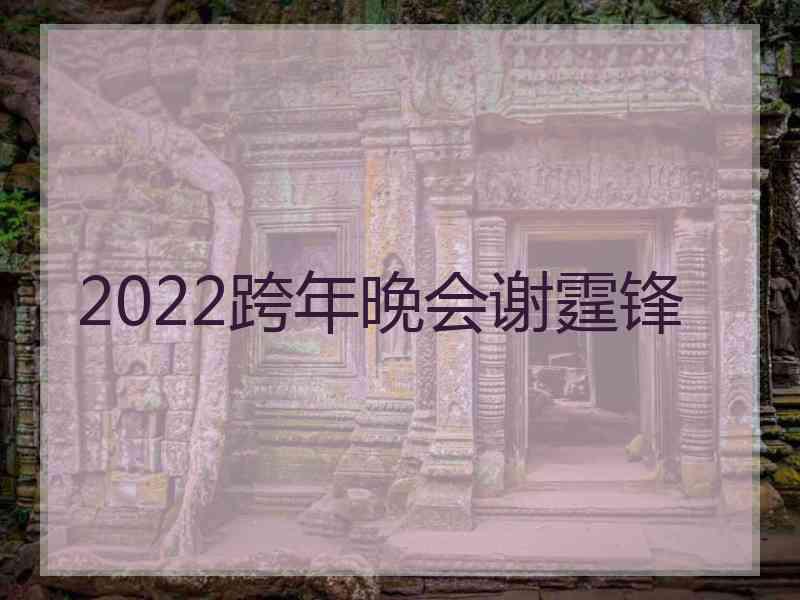 2022跨年晚会谢霆锋