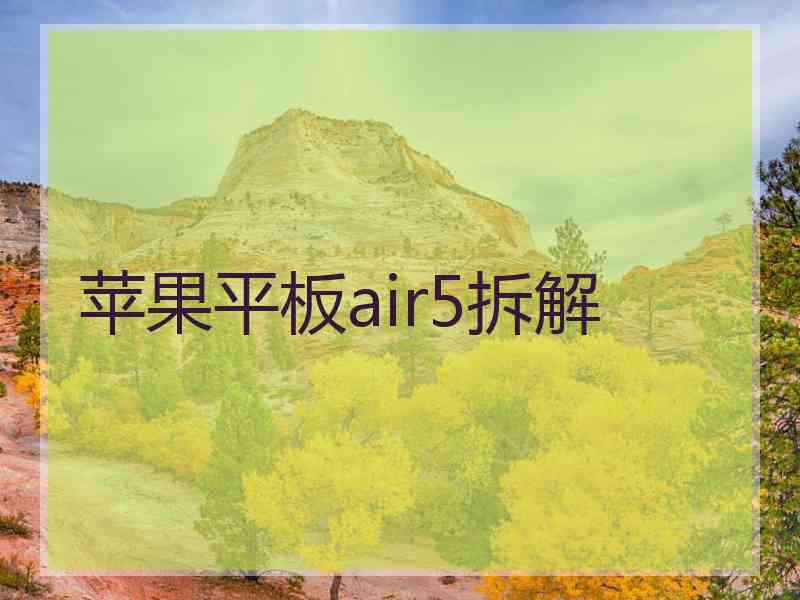 苹果平板air5拆解