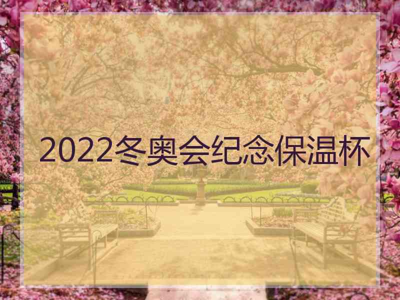 2022冬奥会纪念保温杯