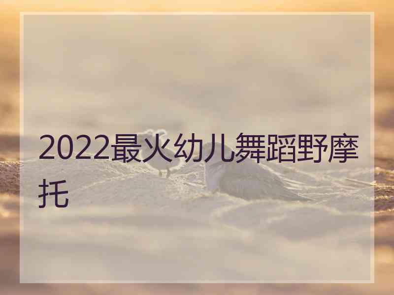 2022最火幼儿舞蹈野摩托