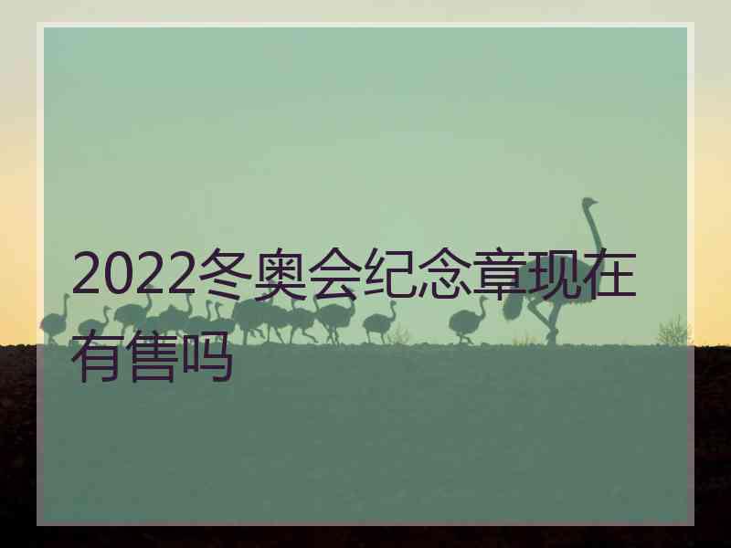 2022冬奥会纪念章现在有售吗