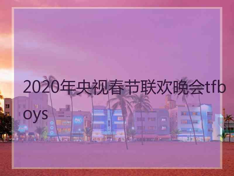 2020年央视春节联欢晚会tfboys