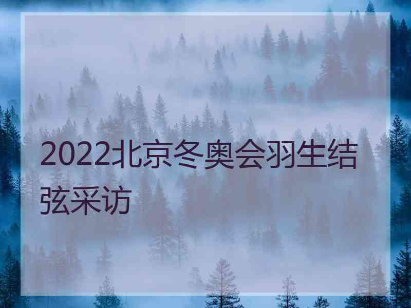 2022北京冬奥会羽生结弦采访