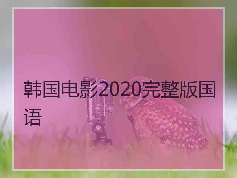 韩国电影2020完整版国语