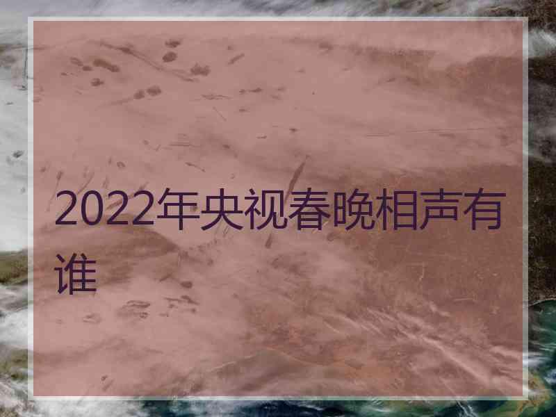 2022年央视春晚相声有谁