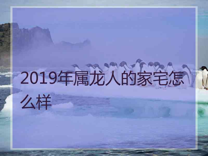 2019年属龙人的家宅怎么样