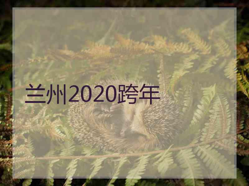 兰州2020跨年