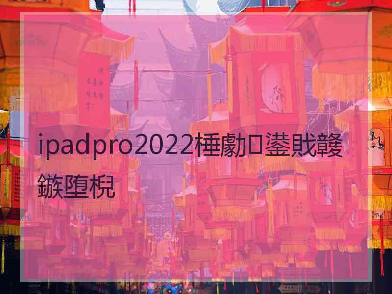 ipadpro2022棰勮鍙戝竷鏃堕棿