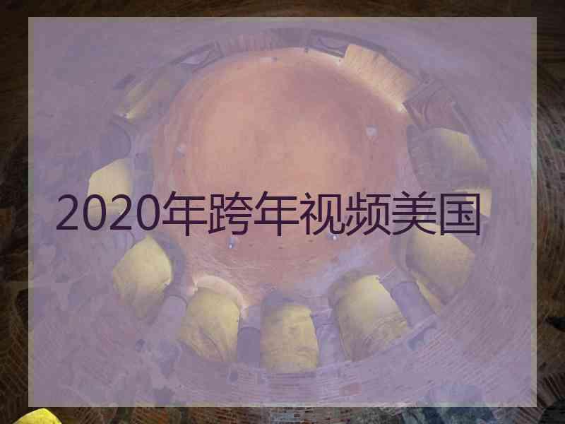 2020年跨年视频美国