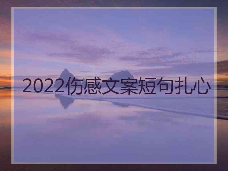 2022伤感文案短句扎心