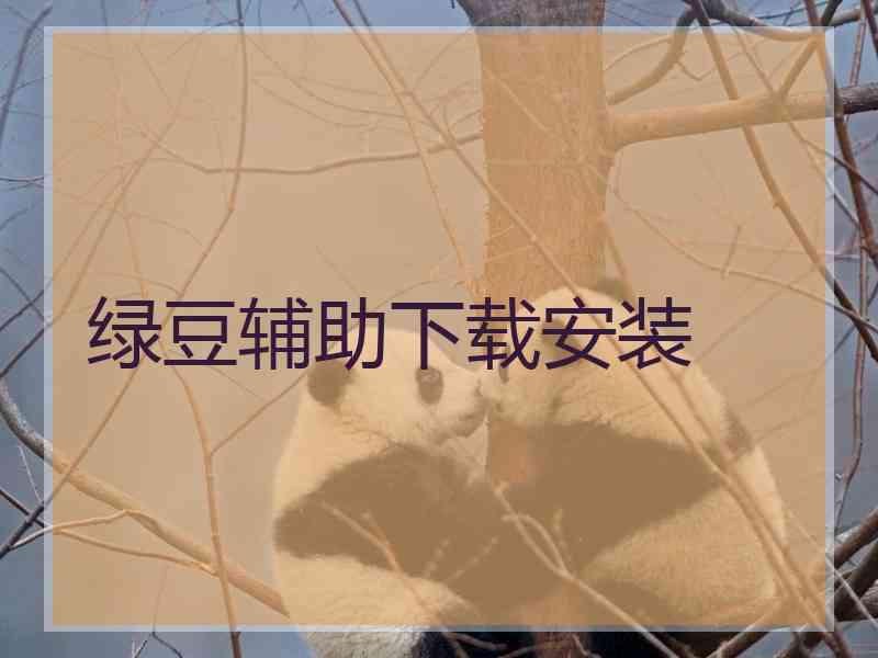 绿豆辅助下载安装