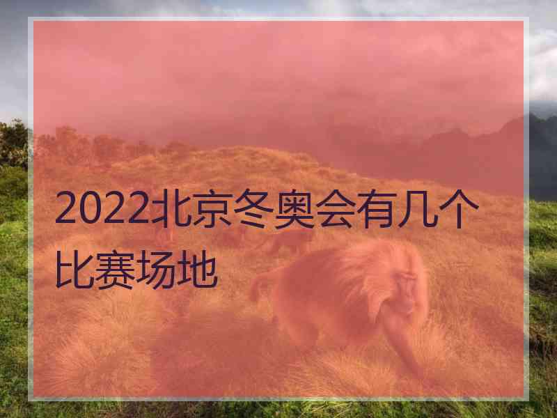 2022北京冬奥会有几个比赛场地