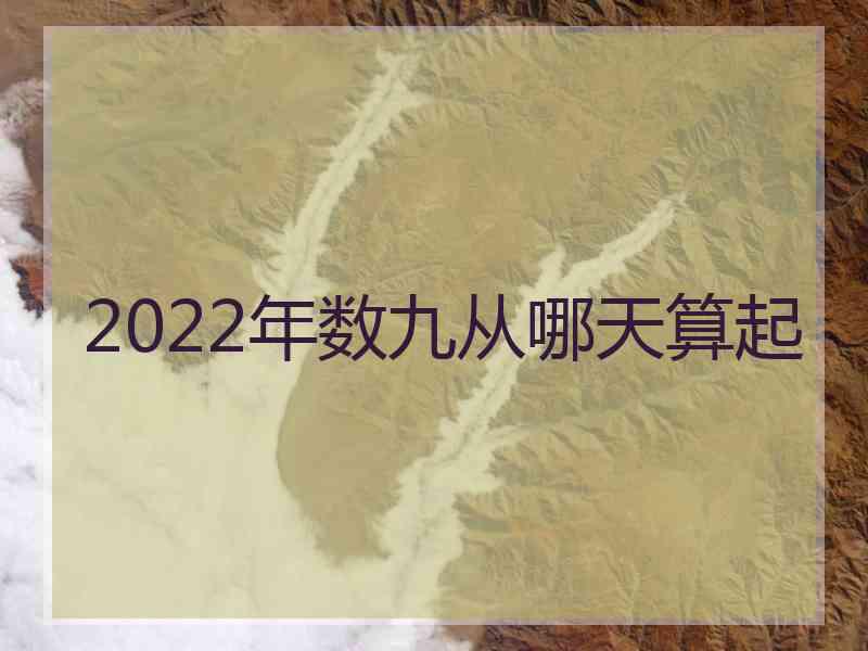 2022年数九从哪天算起