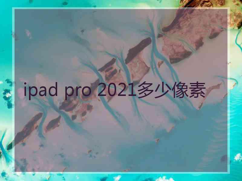 ipad pro 2021多少像素