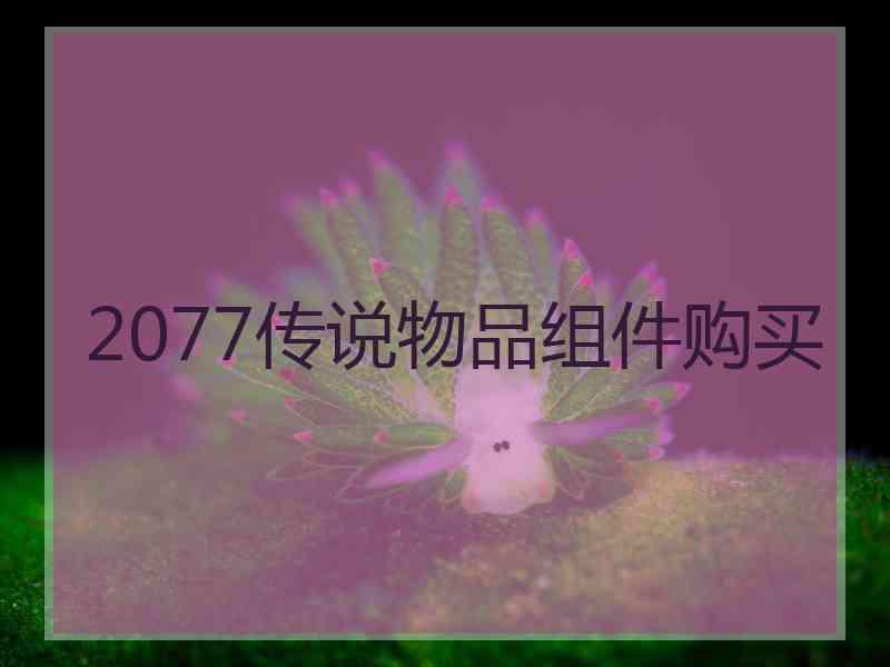 2077传说物品组件购买