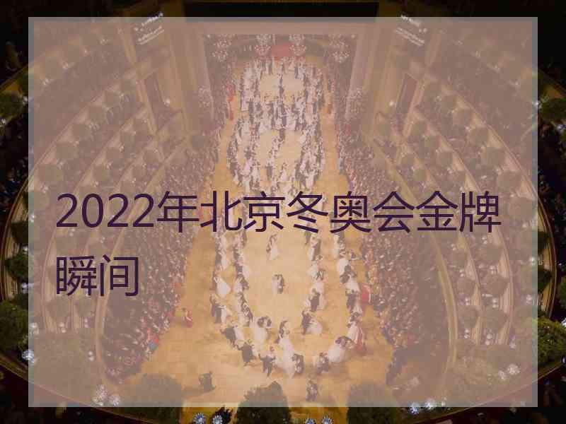 2022年北京冬奥会金牌瞬间