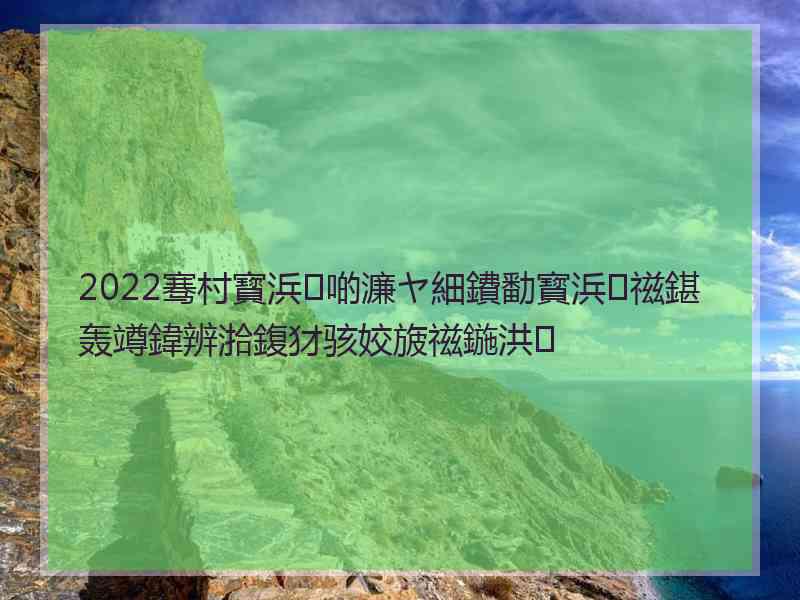 2022骞村寳浜啲濂ヤ細鐨勫寳浜禌鍖轰竴鍏辨湁鍑犲骇姣旇禌鍦洪