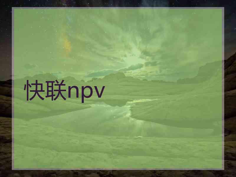 快联npv