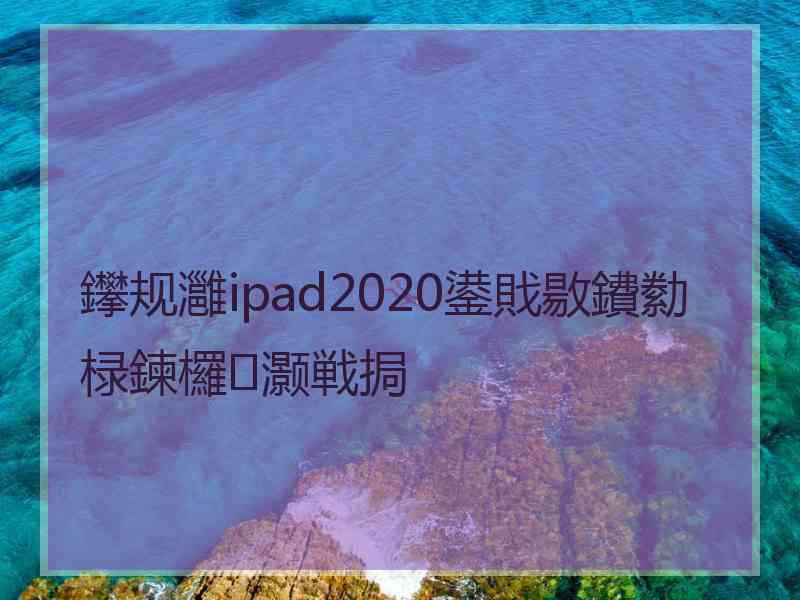 鑻规灉ipad2020鍙戝敭鐨勬椂鍊欏灏戦挶