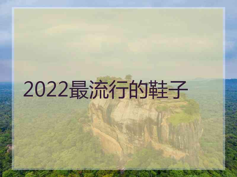 2022最流行的鞋子