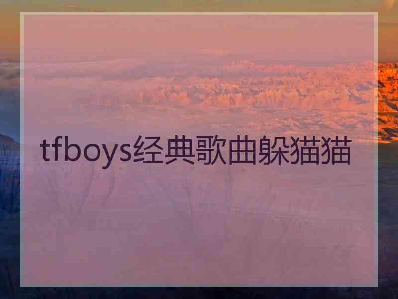 tfboys经典歌曲躲猫猫