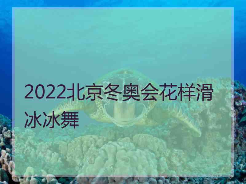 2022北京冬奥会花样滑冰冰舞