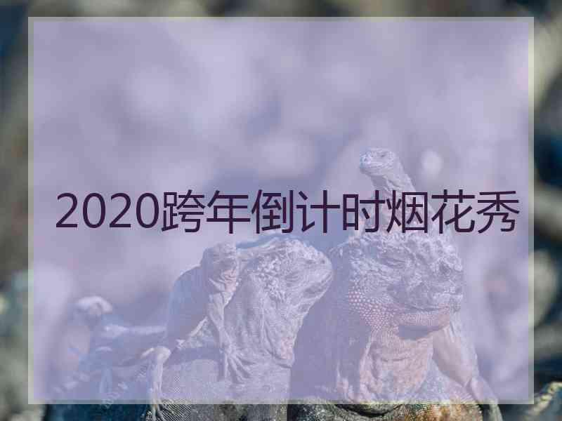 2020跨年倒计时烟花秀