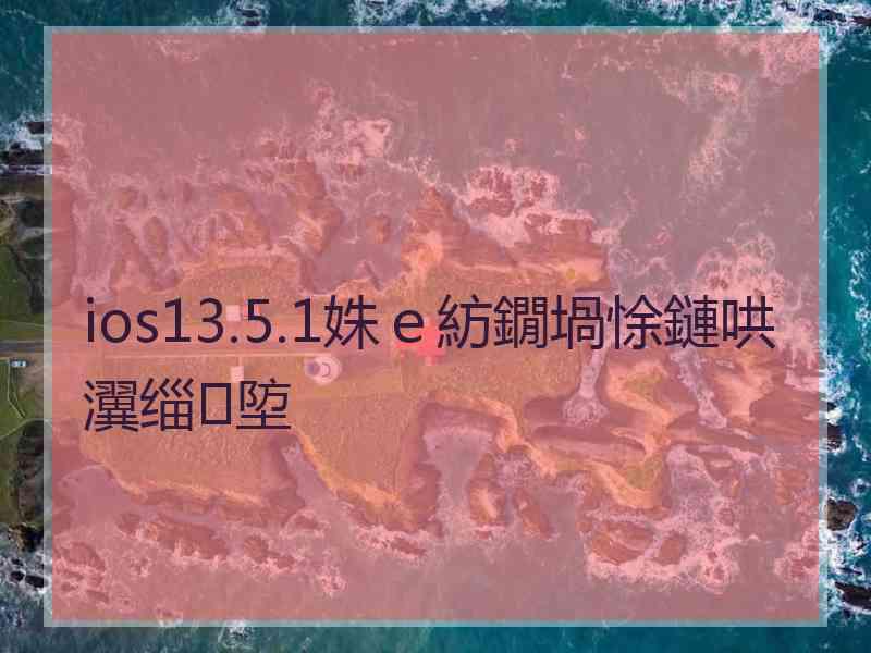 ios13.5.1姝ｅ紡鐗堝悇鏈哄瀷缁埅