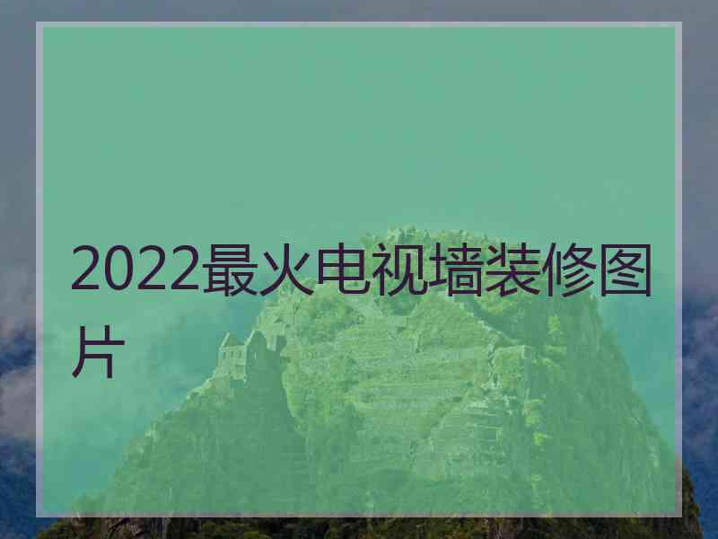 2022最火电视墙装修图片