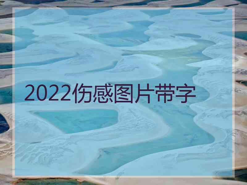 2022伤感图片带字