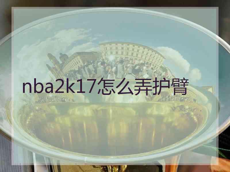 nba2k17怎么弄护臂