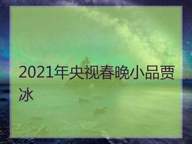 2021年央视春晚小品贾冰