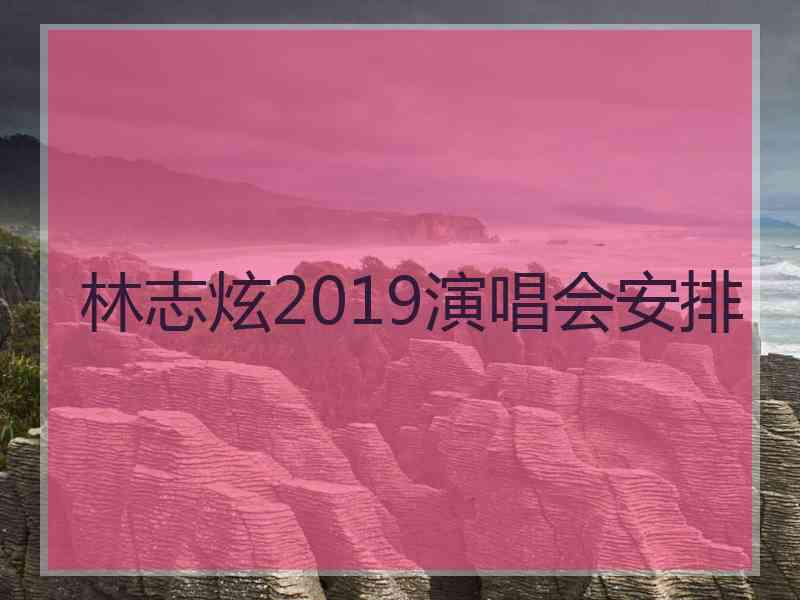 林志炫2019演唱会安排