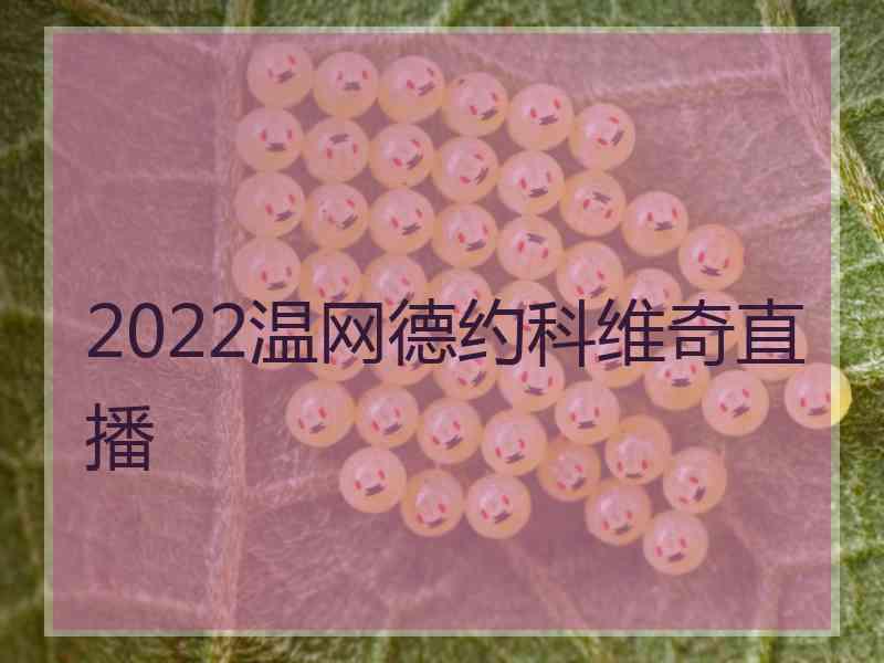 2022温网德约科维奇直播