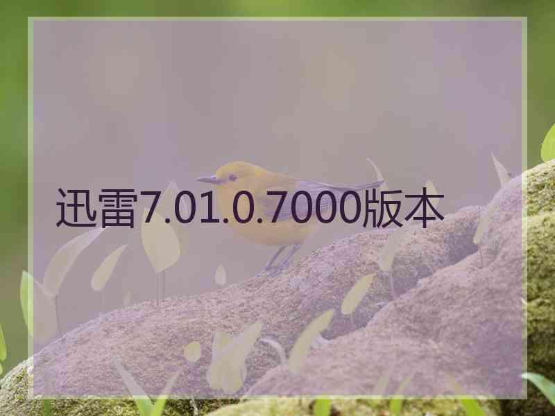 迅雷7.01.0.7000版本