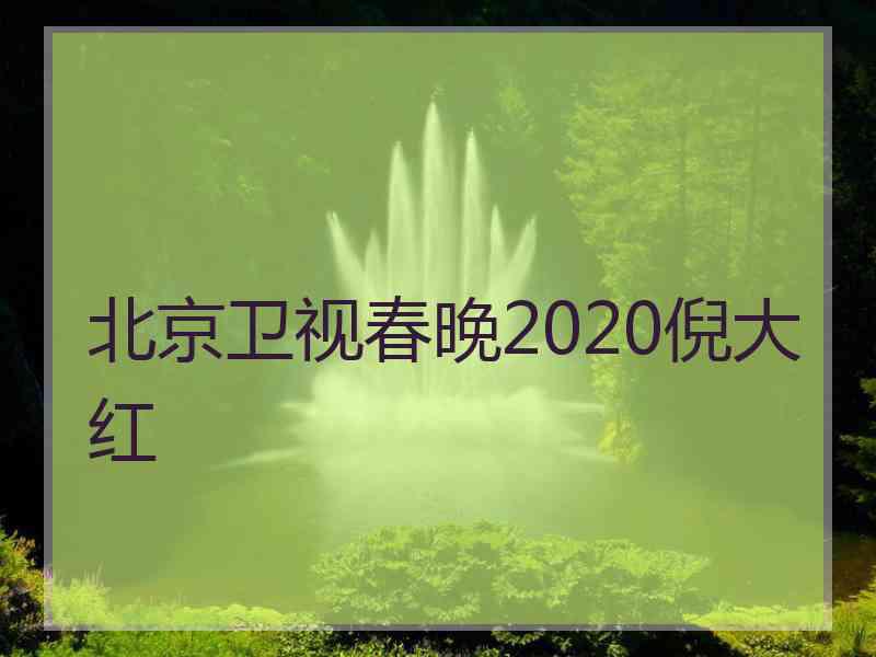 北京卫视春晚2020倪大红