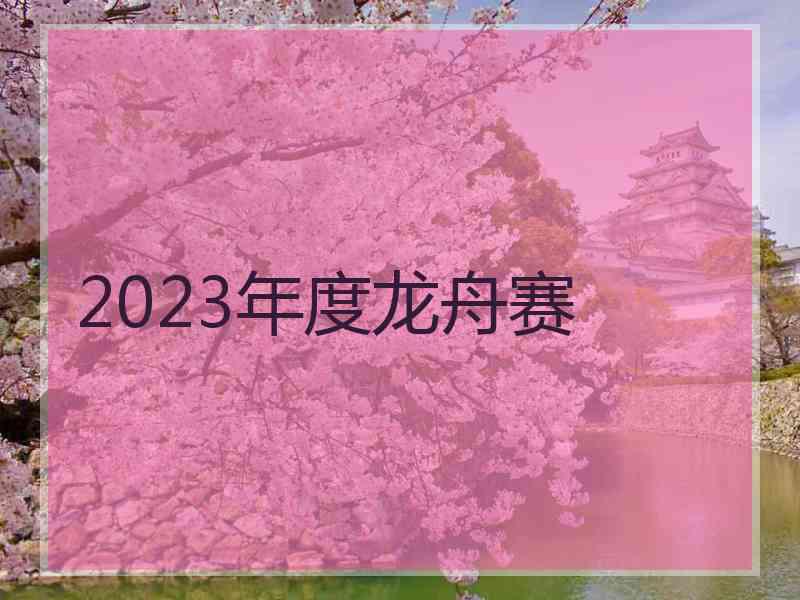 2023年度龙舟赛