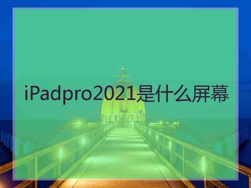 iPadpro2021是什么屏幕