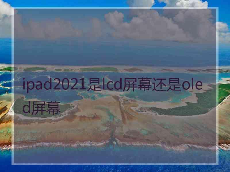 ipad2021是lcd屏幕还是oled屏幕