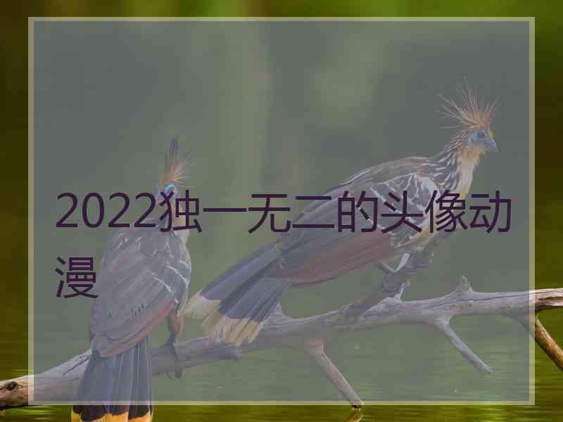 2022独一无二的头像动漫