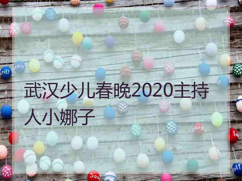 武汉少儿春晚2020主持人小娜子