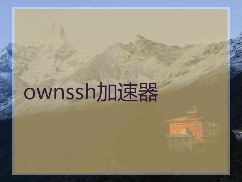 ownssh加速器